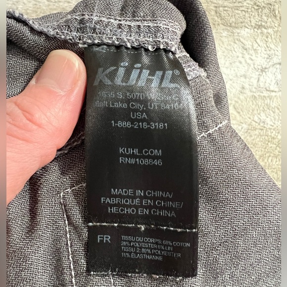 Kuhl Womens Outdoor CABO lightweight Pants in Light Gray size 4 - Picture 9 of 10